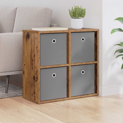vidaXL Servírovacia skriňa so zásuvkou Staré drevo 59,5 x 27 x 57 cm