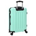 vidaXL Kufor so zámkom 3 ks Mentolová zelená 50 x 31 x 78 cm ABS plast
