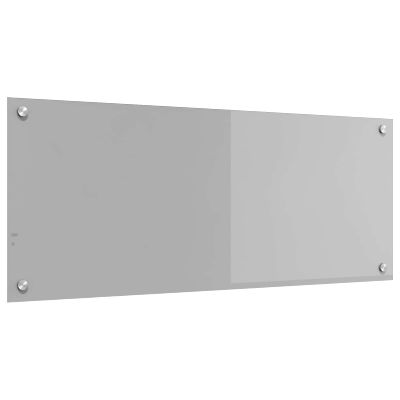 vidaXL Kuchynský obklad Svetlosivá 100 x 40 cm tvrdené sklo