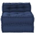 vidaXL Modulová pohovka Látka Indigo 70 x 70 x 56 cm