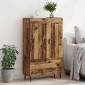 vidaXL Highboard Staré drevo 69,5 x 31 x 115 cm Kompozitné drevo