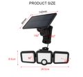 Forever Light solárna LED lampa SUNARI FLS-04 108*SMD PIR 10W 800lm 6000K 2400mAh Li-Ion Forever Light