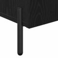vidaXL Servírovacia skriňa Čierny dub 90 x 34 x 80 cm Kompozitné drevo