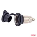 Zásuvka přídavná, napájecí, šroubovací 250W 12V 24V AMiO-04462