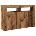 vidaXL Servírovacia skriňa Staré drevo 116 x 30 x 75 cm