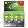 Lítiová gombíková batéria GP Ultra plus CR2032, 200 ks display box