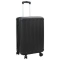 vidaXL Kufor so zámkom Čierna 34 x 23 x 55.5 cm ABS plast