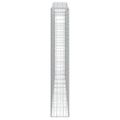 vidaXL Oblúkové gabiónové koše 25 ks 400x30x180/200 cm pozink. železo