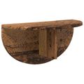 vidaXL Stenná polica 2 ks Staré drevo 48 x 24 x 24 cm Kompozitné drevo