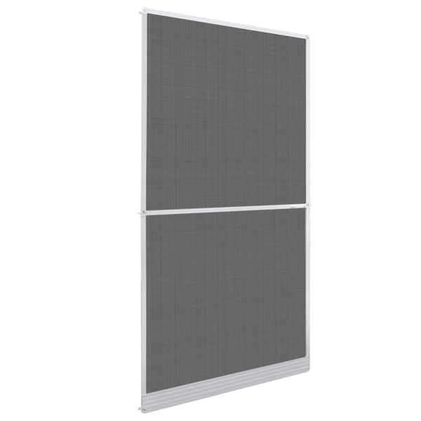 vidaXL Hinged Hmyzová sieť Biela a čierna 120 x 240 cm