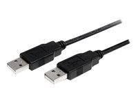 M/M - 2m USB 2.0 aa kábel - USB samec na samec (USB2AA2M) - Kábel USB - USB (M) na USB (M) - USB 2.0 - 2 m - čierna - pre P/N: SV231HDMIUA
