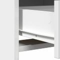 vidaXL Toaletný stolík 2 ks Biela 78,5 x 41 x 135 cm Kompozitné drevo