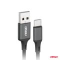 Kábel nabíjací USB-A - USB-C 2A 100CM FullLINK AMiO-03899