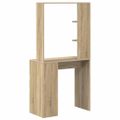 vidaXL Stôl Sonoma dub Kompozitné drevo 78,5 x 37 x 154,5 cm