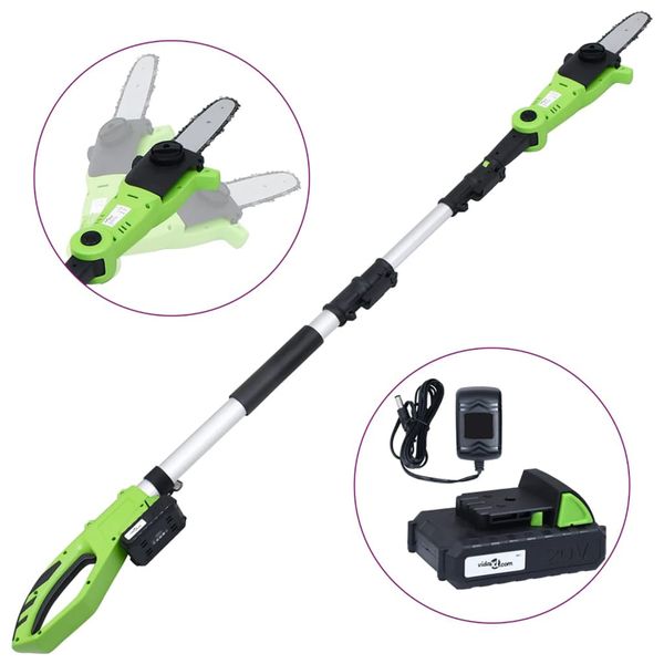 vidaXL Akumulátorová tyčová píla s 20 V 1500 mAh Li-ion batériou