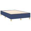 vidaXL Boxspring posteľ s matracom modrá 120x200 cm látka