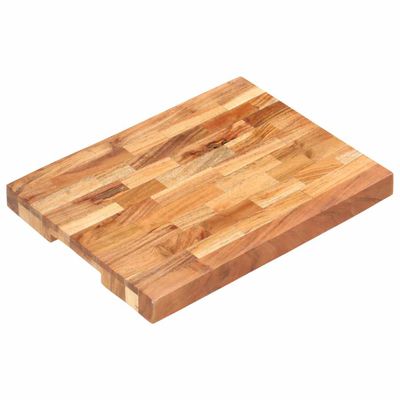 vidaXL Doska na krájanie 40x30x4 cm masívne akáciové drevo