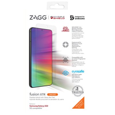 ZAGG Invisible Shield Fusion XTR D3O hybridné sklo pre Samsung Galaxy S22+ 5G