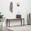 vidaXL lavička Prírodná 110 x 35 x 45 cm Masívne borovicové drevo