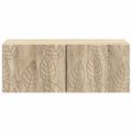 vidaXL Nástenná TV skrinka 78,5 x 41 x 30 cm Dub sonoma
