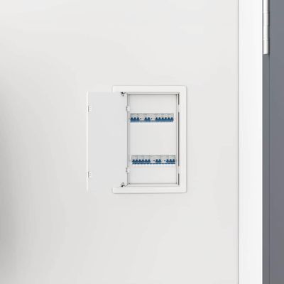 vidaXL Prístupové dosky 2 pcs Biela 15 x 23 cm ABS plast