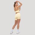 Dámske šortky Luma Butter Yellow - GymBeam, veľkosť XS