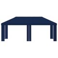 vidaXL Záhradný altánkový kryt 6 x 3 m Modrá Polyester 190 gsm