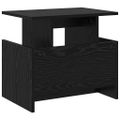 vidaXL TV stolík 50 x 35 x 45 cm Čierny dub Kompozitné drevo