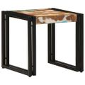vidaXL Konferenčný stolík 40 x 40 x 38 cm Masívne obnovené drevo