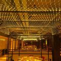LED ZÁCLONA (120 LAMPIČIEK) 1,5M x1,5M TEPLÁ BIELA