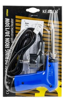 Odporová hrotová spájka pištole 30/130W KEMOT LUT0066 Odporová hrotová pájka pistole 30/130W KEMOT LUT0066