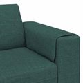 vidaXL Pohovka do obývačky 3 ks Tmavozelená Polyester