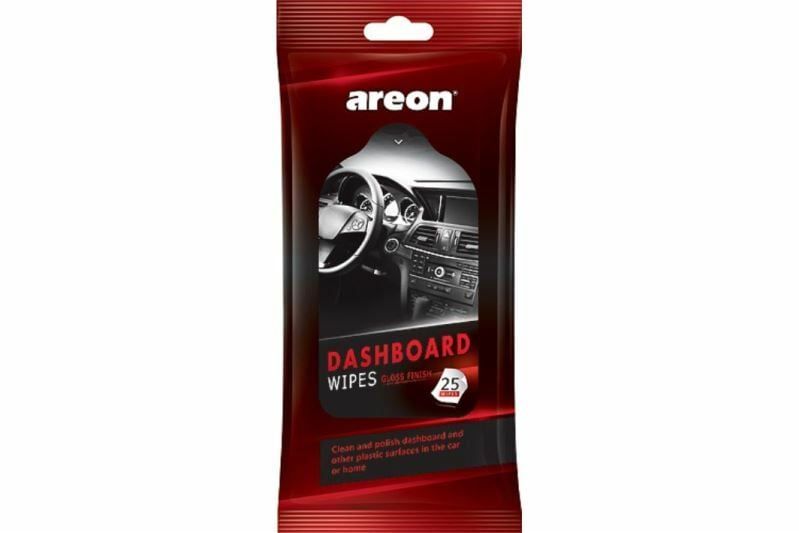 CWW02 Areon Car Wipes Dashboard vlhčené utierky na palubovú dosku, 25 ks/bal