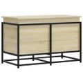 vidaXL Úložný box s vekom dub sonoma 80x40x51,5 cm kompozitné drevo