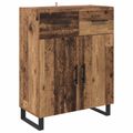vidaXL Servírovacia skriňa Staré drevo 69,5 x 34 x 90 cm