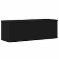 vidaXL Úložný box čierny 102x35x35 cm kompozitné drevo