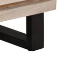 vidaXL Nočný stolík 40x34x46 cm masívne bielené mangovníkové drevo