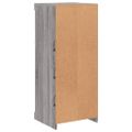 vidaXL Komoda s LED svetlami sivá sonoma 41x37x100 cm