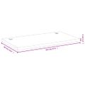 vidaXL Doska stola 110x60x4 cm, bambus