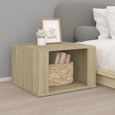 vidaXL Nočný stolík dub sonoma 57x55x36 cm spracované drevo
