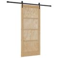 vidaXL Posuvné dvere ORKDAL 86 x 198,5 cm Borovicový masív