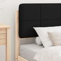vidaXL Rám postele s čalúneným čelom Čierna 90 x 200 cm