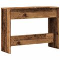 vidaXL Konzolový stolík staré drevo 100x35x76,5 cm kompozitné drevo