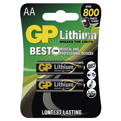 Batéria GP lítiová FR6 (AA) 2 kusy