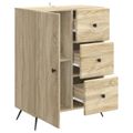 vidaXL Servírovacia skriňa Dub sonoma 66 x 34,5 x 90 cm