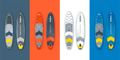 Paddleboard SUP REBEL ACTIVE RBA-4501 11'6" 350x81x15 cm šedý