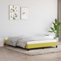 vidaXL Posteľ bez matraca zelená 140x190 cm látka