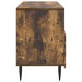 vidaXL TV skrinka Dymový dub 102 x 34,5 x 50 cm Kompozitné drevo