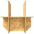 vidaXL Základňa terária Hnedá 50 x 50 x 50 cm OSB