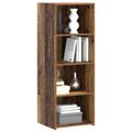 vidaXL Highboard Staré drevo 45 x 41 x 124 cm Kompozitné drevo